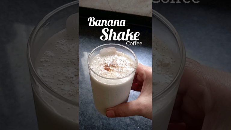 BANANA SHAKE RECIPE [ MILKSHAKE RECIPE ] #shorts