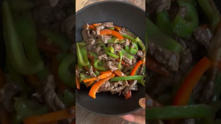 Pepper Steak (Chinjao Rosu Recipe) #peppersteak #japanesefood #yummyrecipe