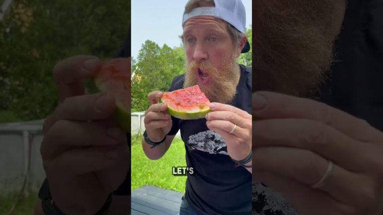 Is Grilled Watermelon Actually a Thing??? #food #foodie #grill #watermelon #tasty