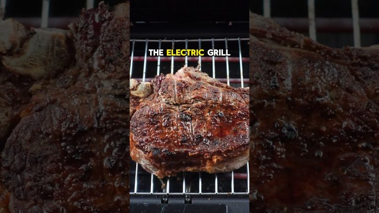 Underrated Steak on an electric Grill #shorts #steak