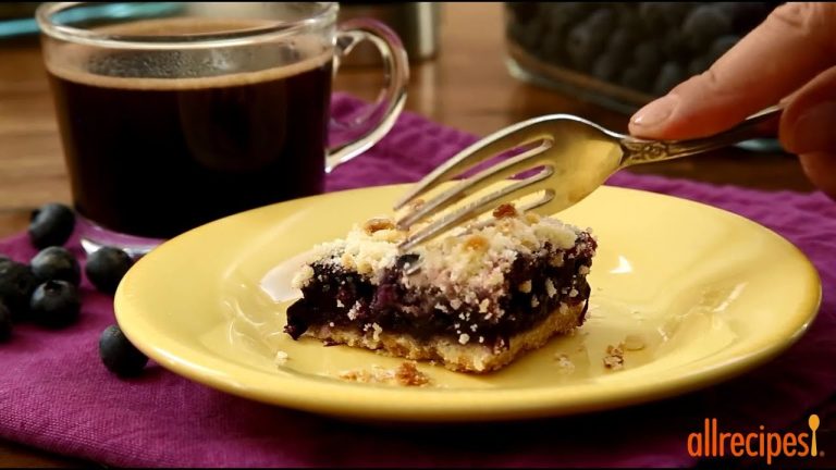 How to Make Blueberry Crumb Bars | Dessert Recipes | Allrecipes.com