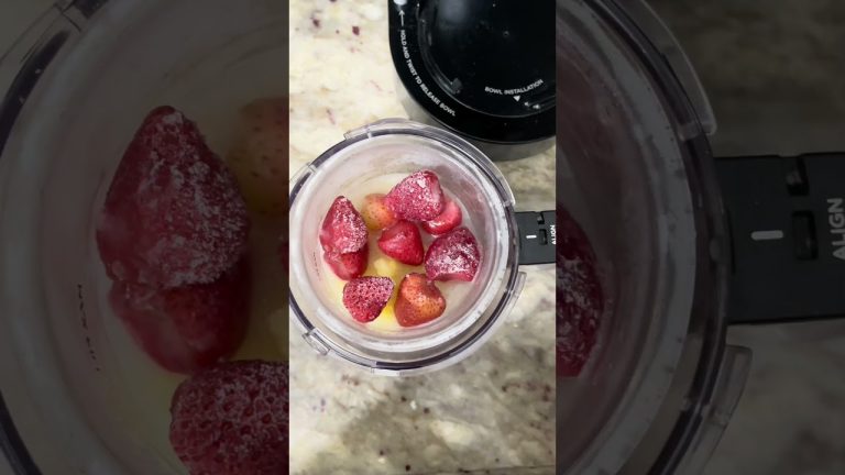 Easy sorbet recipe! 🍓🍊🍍 #sorbet #ninjacreamirecipes #summertreat