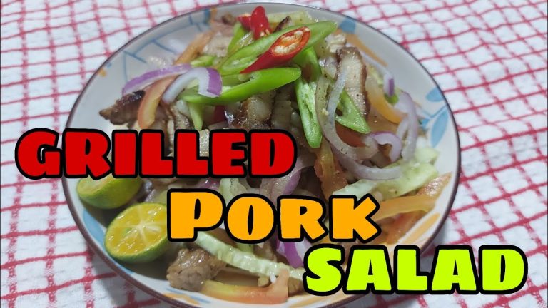 Grilled Pork Salad Recipe @PinoyCookingBuninayTv