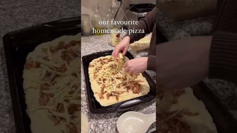 The BEST bbq chicken pizza recipe #momlife #sahm #easyrecipe #familydinner