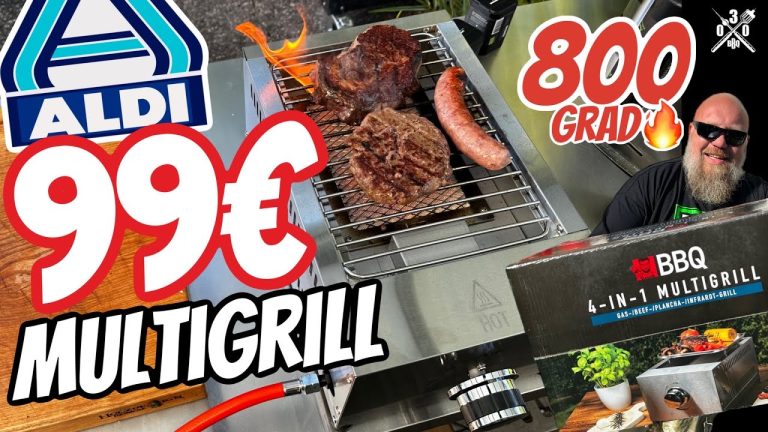 ALDI 99 €  Mulitgrill 4 in 1 im Test – 030 BBQ