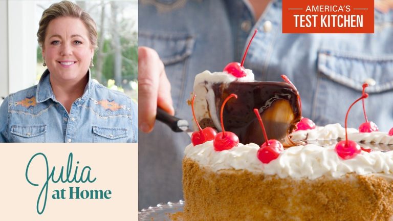 Our (Cake) Take on Chi-Chi’s Fried Ice Cream | Julia At Home (S3 E6)