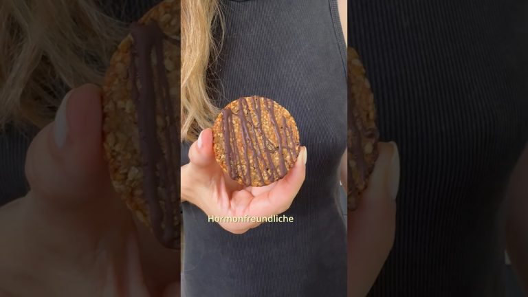 Hormonfreundliche Hafer Cookies mit wenigen Zutaten 🍪 gesund backen #mrsflury #rezept