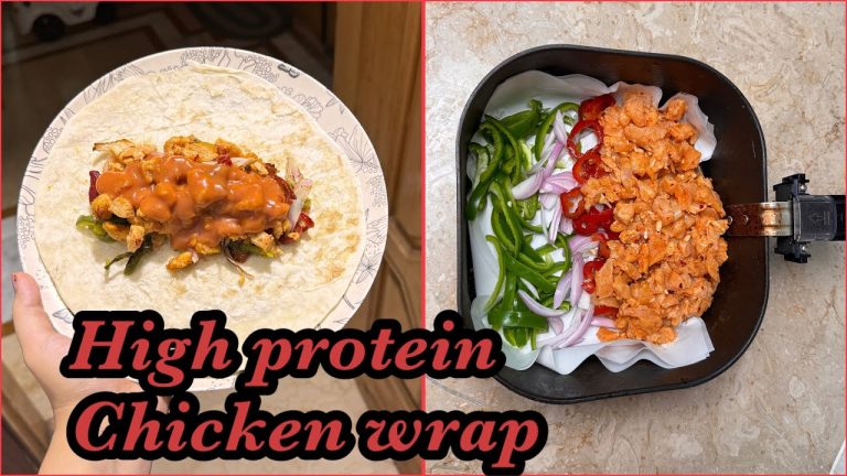 My Husband’s Favourite- High protein Chicken wrap- Recipe by Merium Pervaiz !!