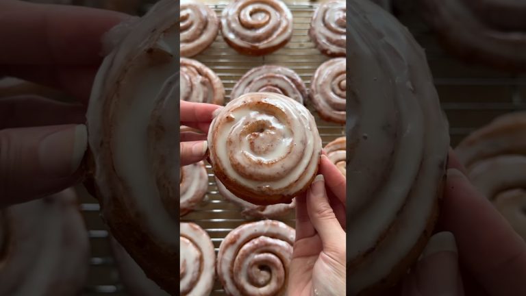 try DEEP FRYING your cinnamon rolls #recipe #food