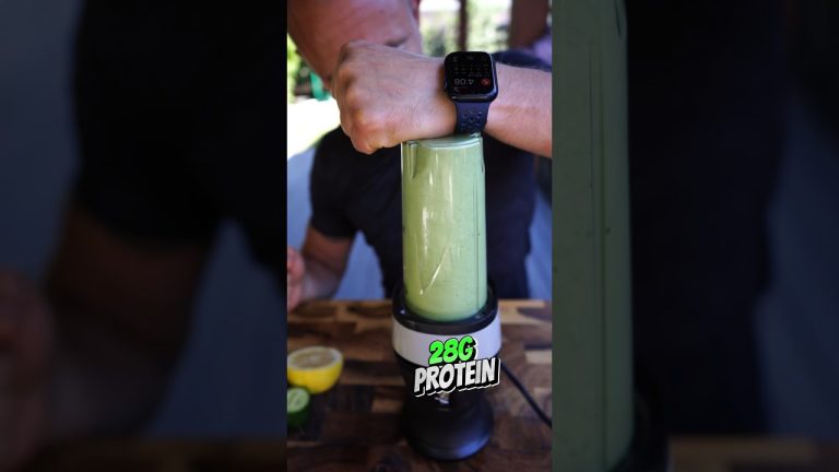 Green Protein Power Juice | Cottage Cheese, Yogurt & Pineapple Boost! #shorts #cooking #fitness