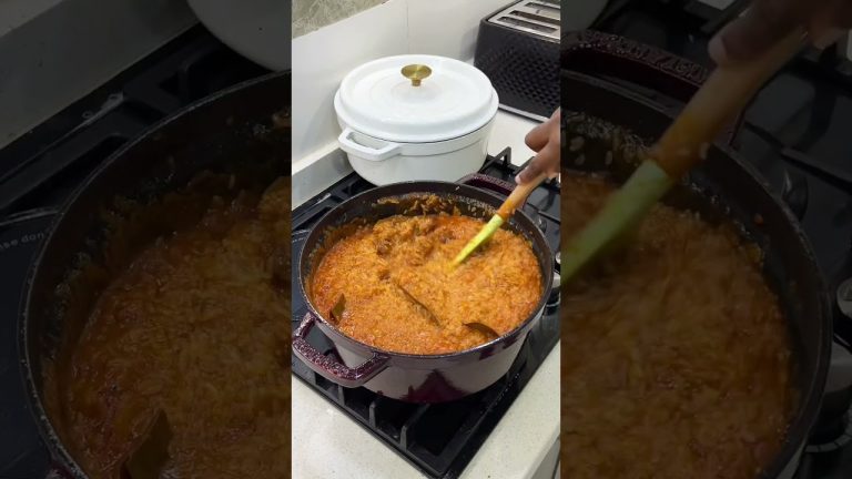 BEEF JOLLOF RICE  #cooking #food #youtubeshorts #youtubechamps