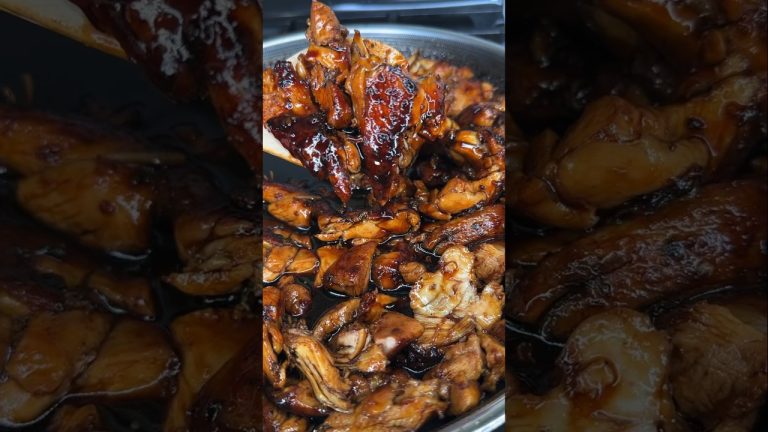 Easy Bourbon Chicken #familymeals #chickendishes #easyrecipe #recipe #cooking