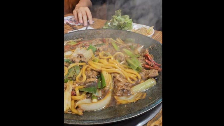 물갈비 참 맛있네_고독한 미식가 #물갈비 #shorts