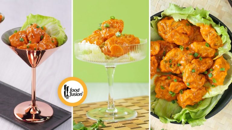 Dynamite Starters Chicken, Prawn & Cauliflower Recipe by Food Fusion