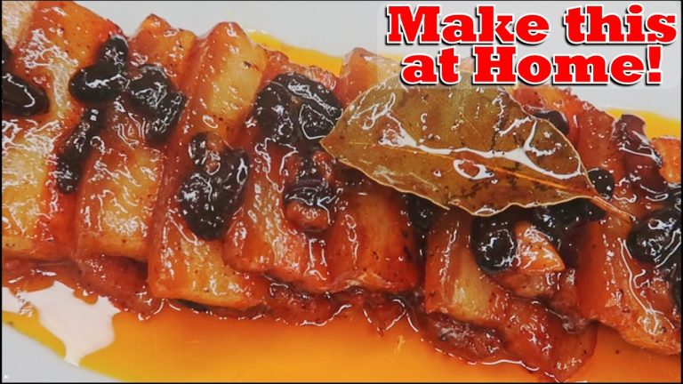SWEET PORK BELLY FILIPINO STYLE | SINAM IT – MINATAMIS NA LIEMPO – ILOCANO RECIPE