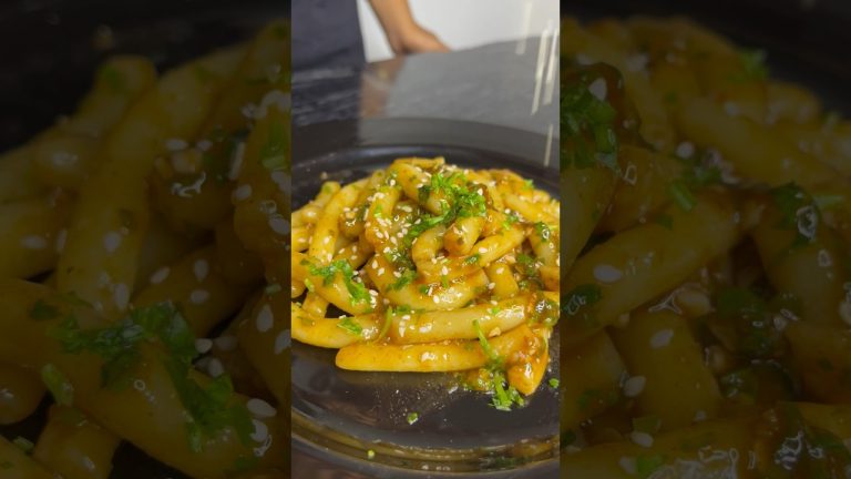 Potato noodles || chilli oil potato noodles recipe || #shorts