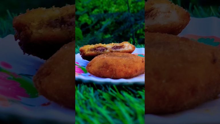 Recipe of Chocolate bread pocket 🥐|| #shorts #cooking #food #bread #shortfeed