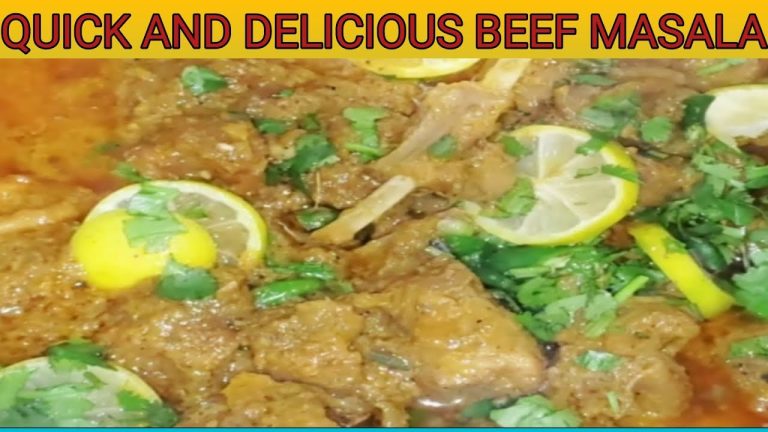 BEEF MASALA RECIPE BY SEEMEANSARI | Lunch or Dinner Ideas | Easy and Quick Recipe | Beef Recipe |