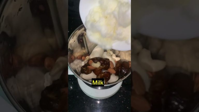 Healthy banana shake/banana dates smoothie/shorts #faya’s world