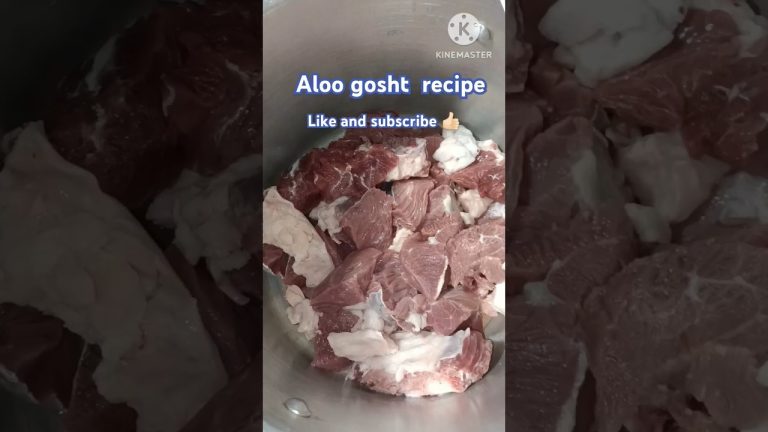 majedar aalu gosht ki recipe#cooking#shortsfeed#food#khushmizaaz khana like and subscribe