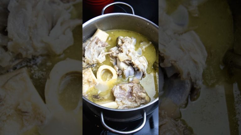 ** İLİKLi PAÇA ÇORBASI | KOLOJEN DEPOSU & ŞİFA KAYNAĞI | BEEF BONE MARROW TROTTER SOUP**