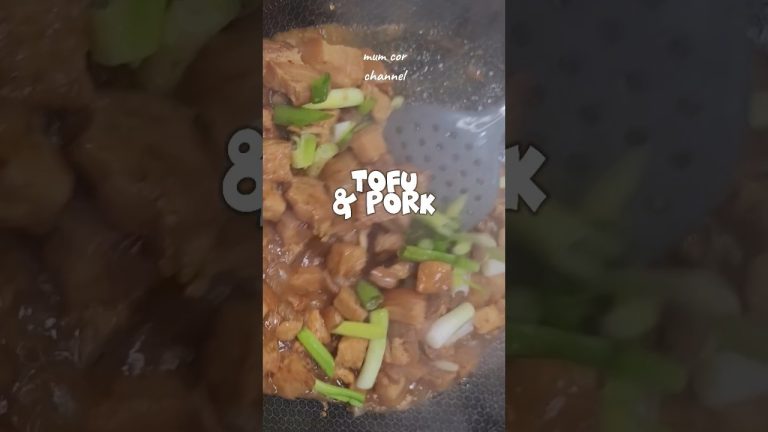🍲 Tofu & Pork Perfection! Watch How It's Done! 👀 #viralvideo
