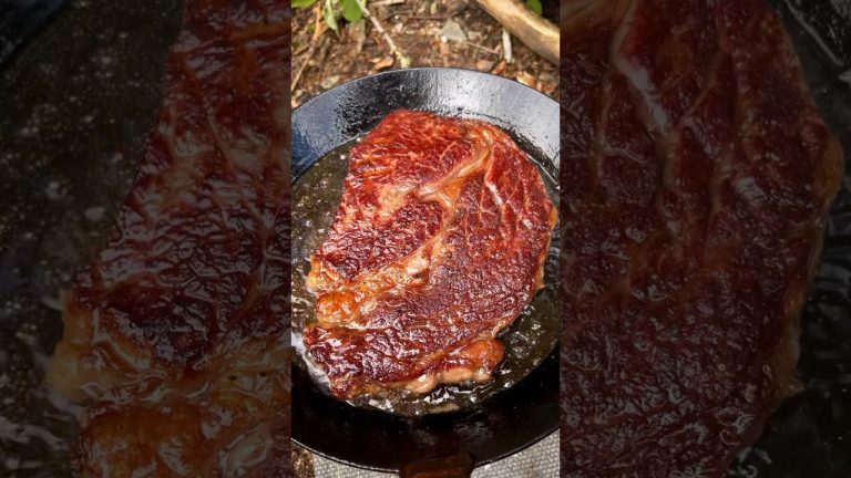 WAGYU🥩 in the WOODS🌲 ➡️ Too RAW🤮 or PERFECT😍⁉️