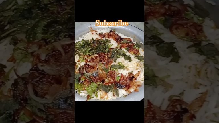 Fry chicken biryani recipe #youtube  #nonveg #shorts