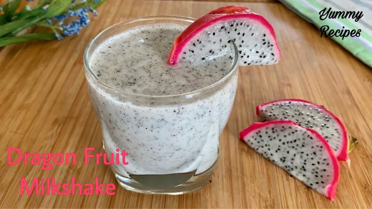 Dragon Fruit Milkshake | #Shorts | Dragon Fruit Juice | Dragon Fruit Smoothie | Yummy Recipes |