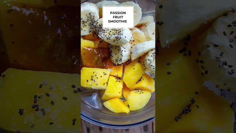 Passion fruit smoothie recipe #healthyrecipes  #shortsmaschallenge  #satisfying #short