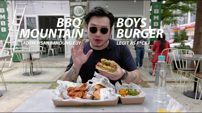 BBQ MOUNTAIN BOYS BURGER SIH GILA RASANYA! KOK BISA SIH?!
