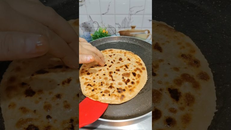 Spicy Aloo Paratha Recipe – Easy & Crispy Indian-Style | #chapati #shorts #bayan
