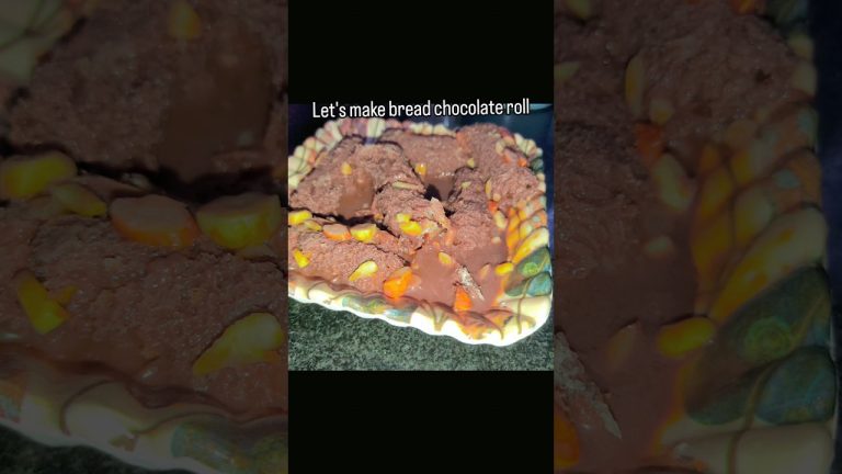 chocolate bread roll recipe #trending #viralvideo #viralshorts #trendingshorts #mahira__kitchenn