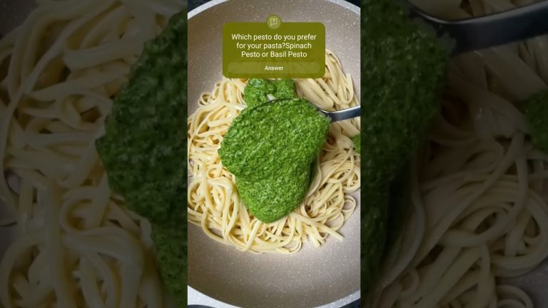 Delicious Spinach Pesto Pasta | Quick & Easy Weeknight Dinner