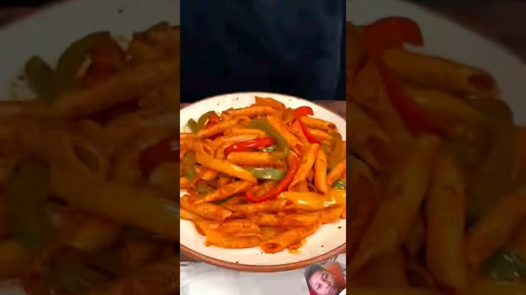 desi masala pasta ASMR COOKING #food #shorts  #streetfood #Indianasmrworld #pasta #vegetablemasala