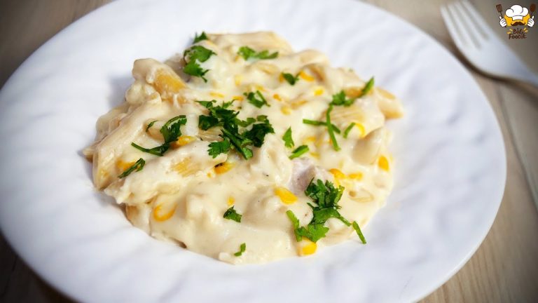 Creamy Chicken Pasta – Healthy Non veg Pasta Recipe | Big Foodie Recipes