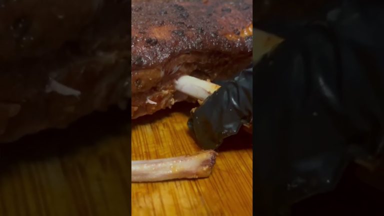 Como sacar el hueso limpio de unas costillas de cerdo 💪🏻🔥