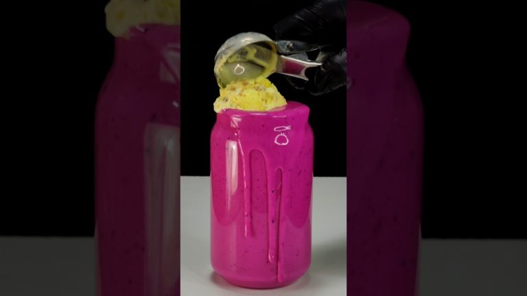 Dragon fruit milkshake recipes || Easy milkshake recipe #shorts