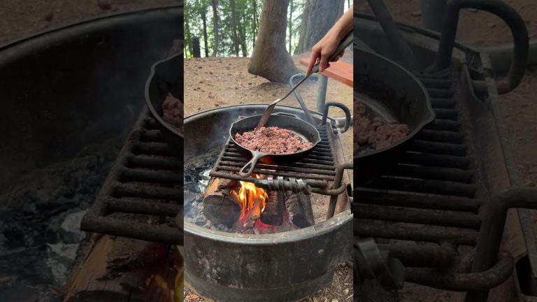 Taco Potato on the Fire