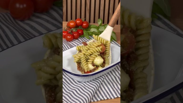 Deliciosa Ensalada de Pasta Caprese