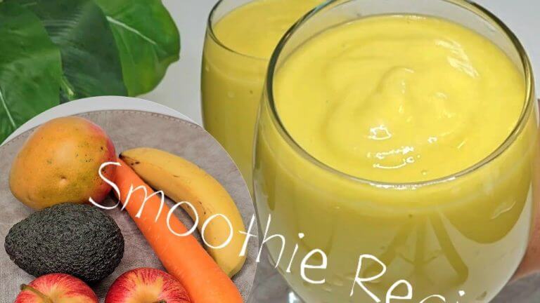 HOW TO MAKE CREAMY FRUIT SMOOTHIE RECIPE FOR WEIGHT LOSS| SIMPLE, QUICK, HEALTHY SMOOTHIE RECIPE