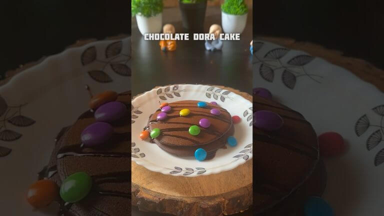Trending recipe of Chocolate Dora Cake #shorts #chocolate #cake #recipe #samosa