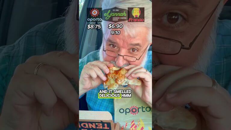 I Tried BBQ Chicken from: Frango’s, El Jannah, and Oporto! Who Wins The Great Chicken Debate #fypジ