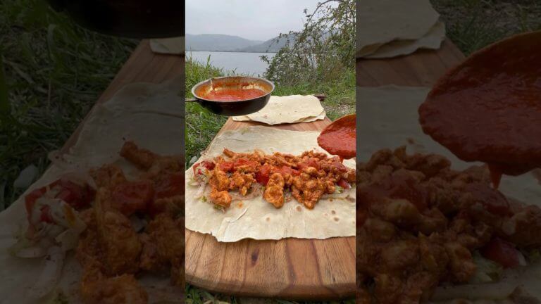 chicken roll recipe #shorts #cooking #chicken #food #trending #shorts