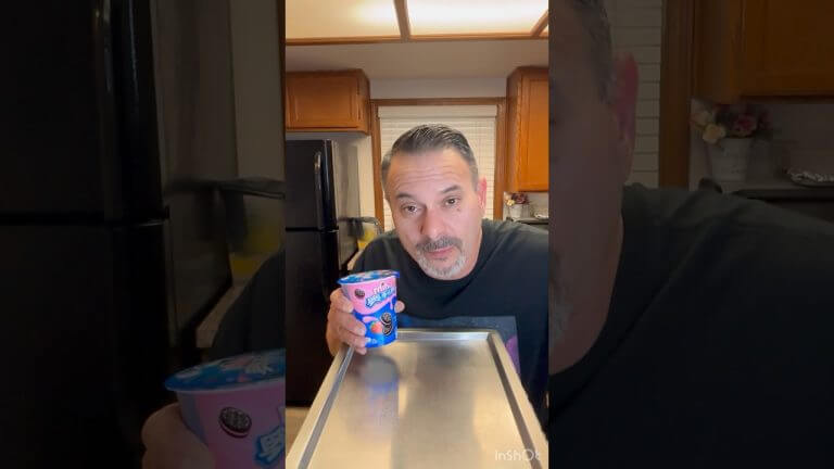 Strawberry Oreos from China ice cream rolls #homemade #dessert #recipe #icecream #shorts #fyp #food