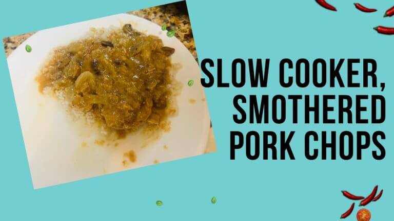 Quick and easy crockpot pork chops and gravy