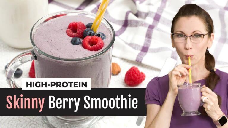 Skinny High-Protein Berry Smoothie with Cottage Cheese Recipe
