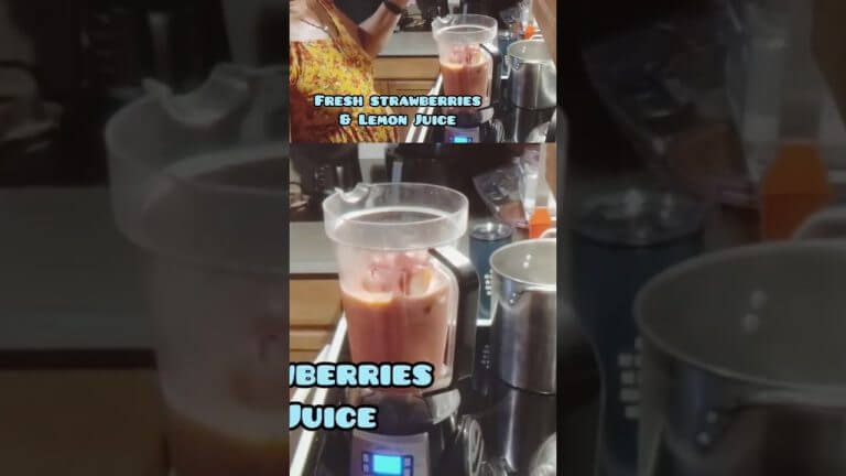 Strawberry and Lemon #fruitsmoothies