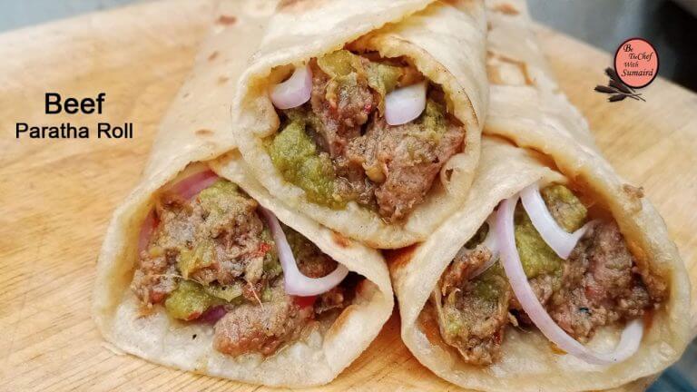 Beef Paratha Roll Recipe | Boti Roll Paratha | beef boti roll | beef tikka boti roll