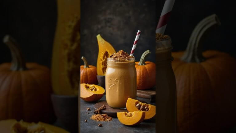 Pumpkin Spice Smoothie for Weight Loss and Immune Support 🎃✨